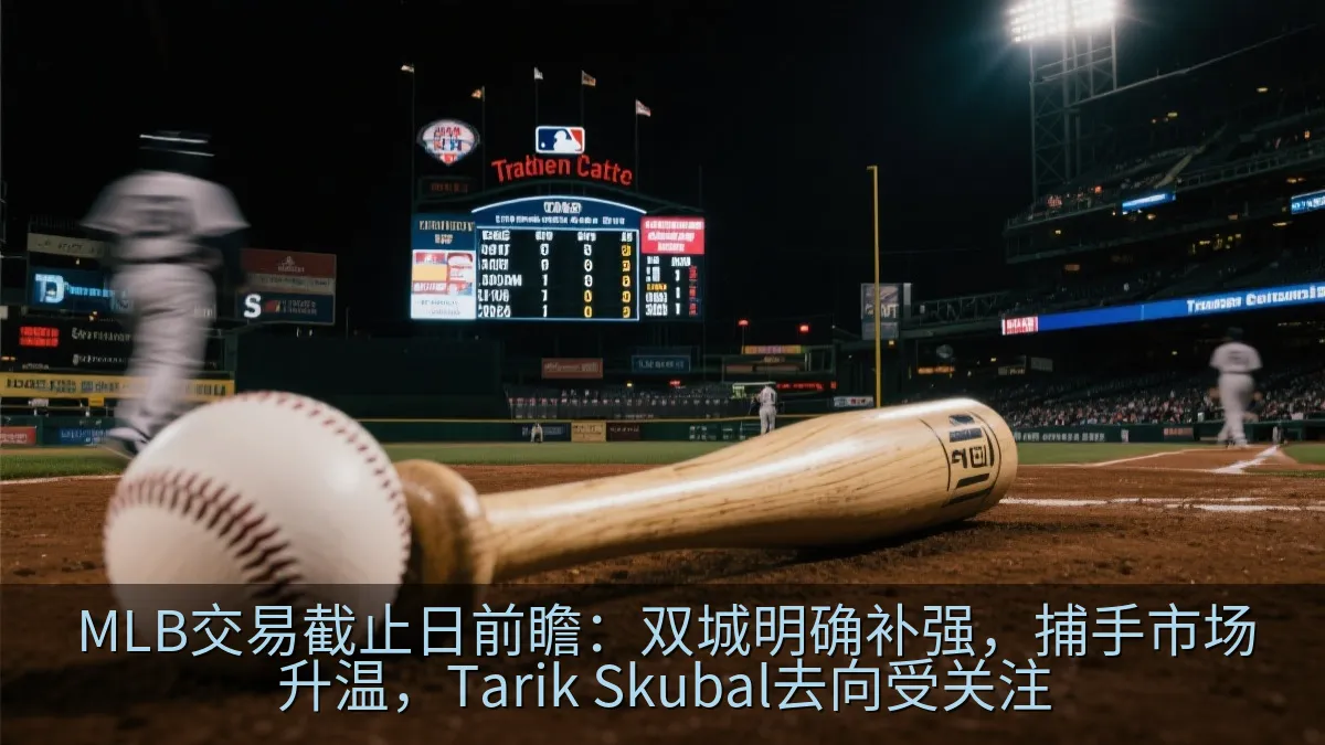 MLB交易截止日前瞻：双城明确补强，捕手市场升温，Tarik Skubal去向受关注